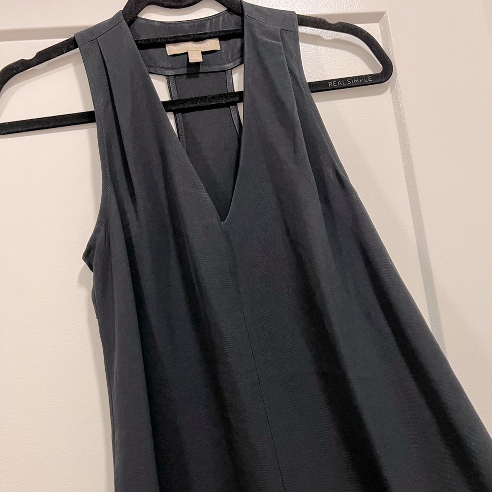 Banana Republic Silky Navy Dress
